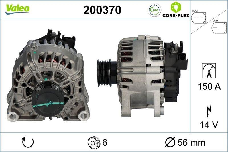 VALEO 200370 Generator - CORE-FLEX - FORD