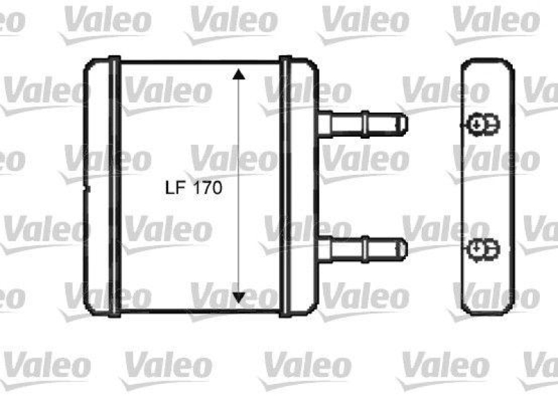 VALEO 812396 Warmetauscher HYUNDAI ATOS FL2