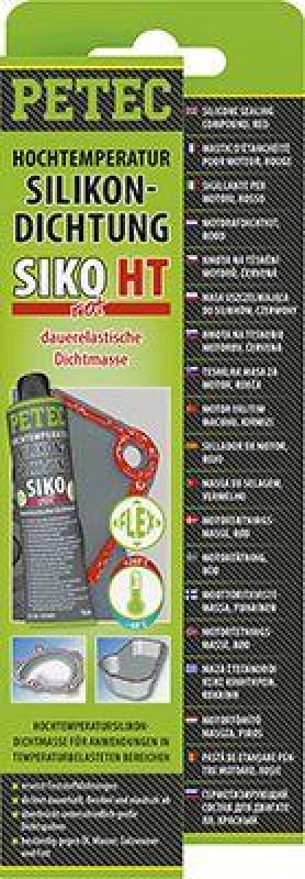 PETEC 97880 Hochtemperatur-Silikondichtung dauerelastisch siko rot 70ml