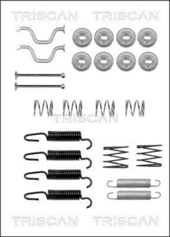 TRISCAN 8105 132590 Montagesatz F. Bremsbacken, Handbremse für Lexus, Toyota