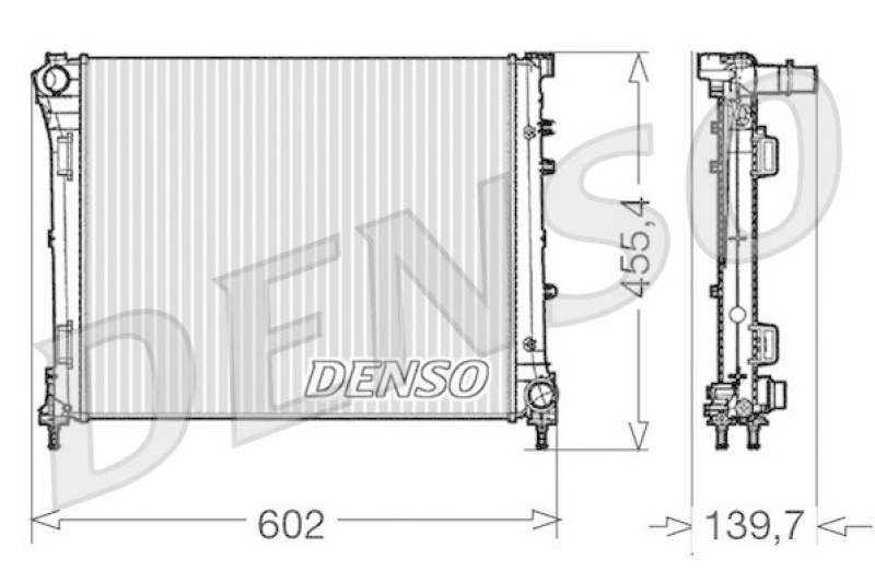 DENSO DRM09162 Kühler FIAT 500 (312) 1.4 (2007 - )