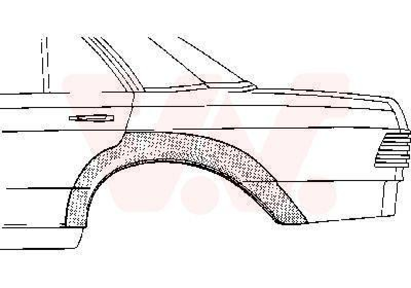 VAN WEZEL 3010147 Seitenwand hinten links