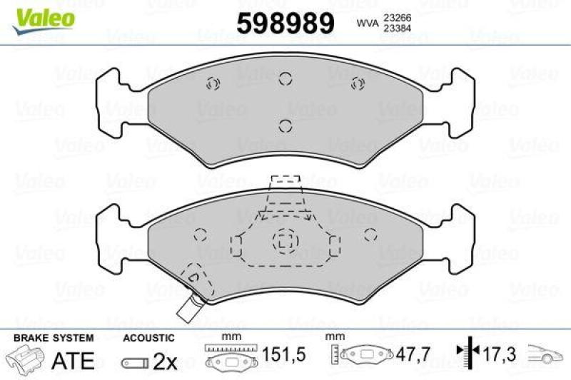 VALEO 598989 SBB-Satz PREMIUM