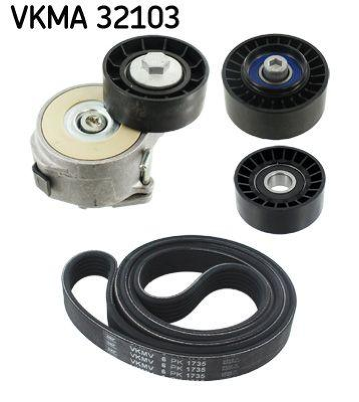 SKF VKMA 32103 Keilrippenriemensatz