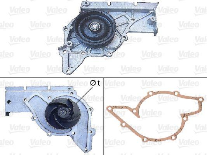 VALEO 506781 Wasserpumpe AUDI A4, A6, A8