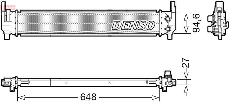 DENSO DRM02042 Kühler VW GOLF VII (5G1, BQ1, BE1, BE2) 1.2 TSI 16V (BlueMotion) 1.2 (01-)