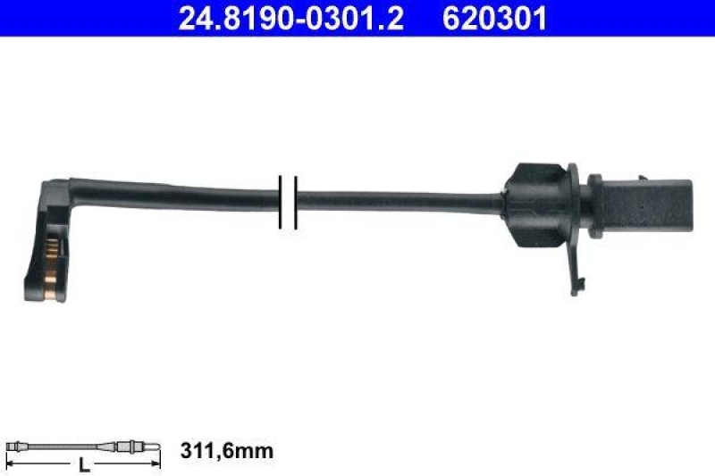 ATE 24.8190-0301.2 Warnkontakt für AUDI A6 A7 Q5 A6 Avant