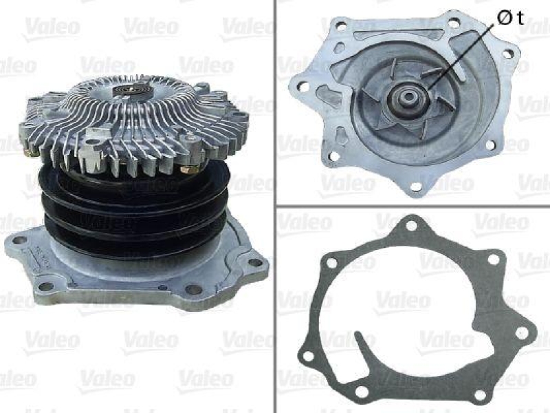 VALEO 506782 Wasserpumpe NISSAN Pick-Up