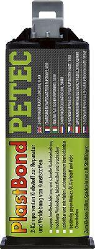 PETEC 98350 Klebstoff PlastBond Kunststoffreparatur schwarz 50ml