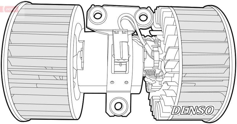 DENSO DEA05002 Innenraumgebläse BMW 5 Touring (E39) 520 d 02/2000->09/2003