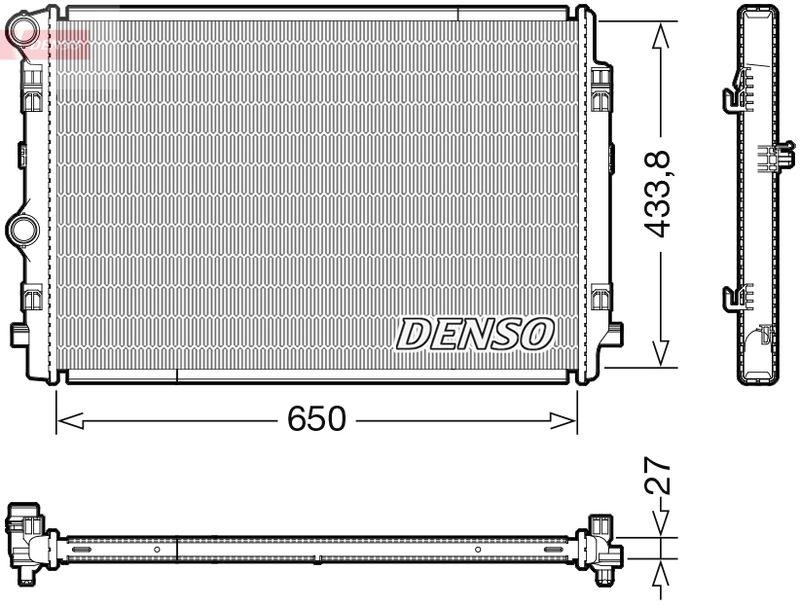 DENSO DRM02044 Kühler VW TIGUAN (AD1, AX1) 1.4 TSI (16-18)