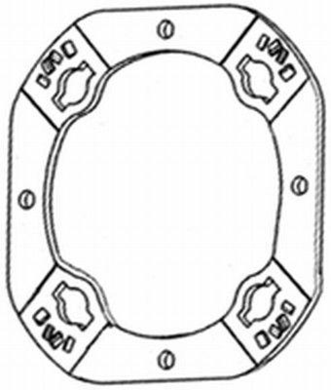 HELLA 9AH 161 786-017 Rahmen