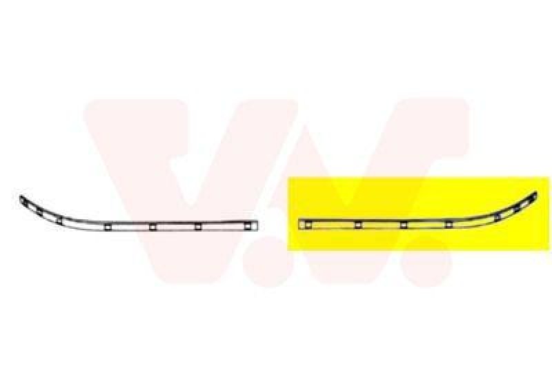 VAN WEZEL 3032481 Zierleiste Schutzleiste Stoßfänger