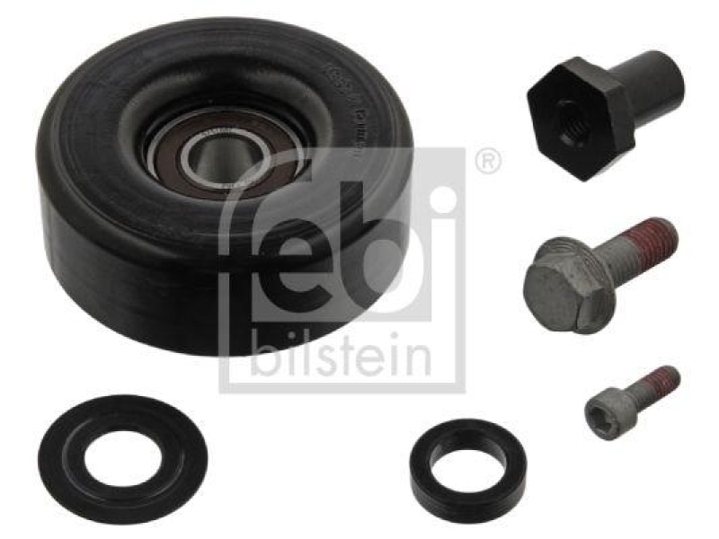 FEBI BILSTEIN 34538 Umlenkrolle für Keilrippenriemen, mit Schraube für Porsche