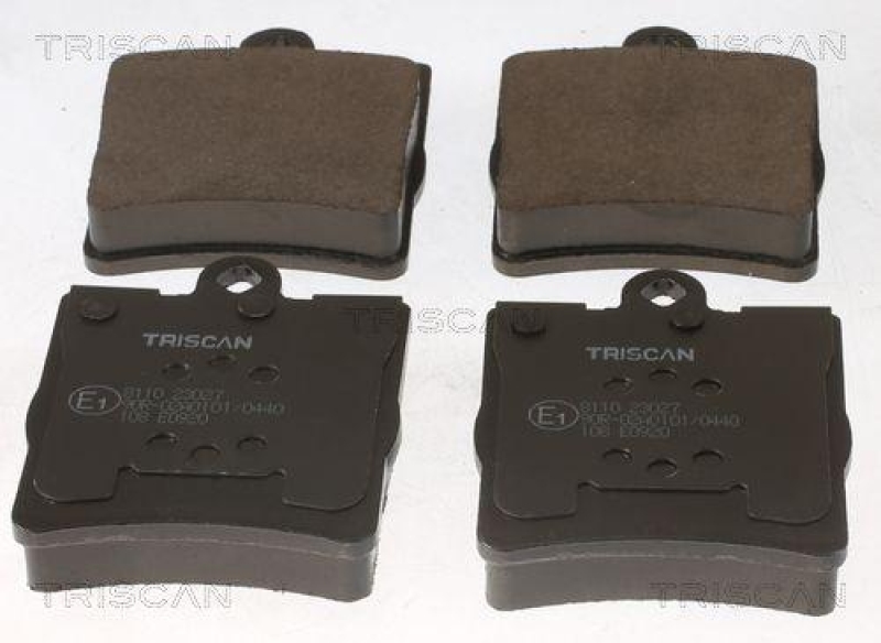 TRISCAN 8110 23027 Bremsbelag Hinten für Mercedes W203