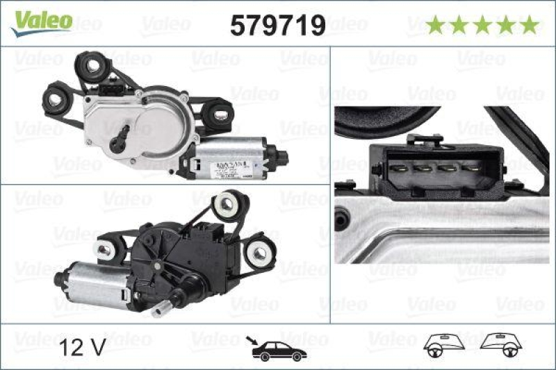 VALEO 579719 Wischermotor Heck