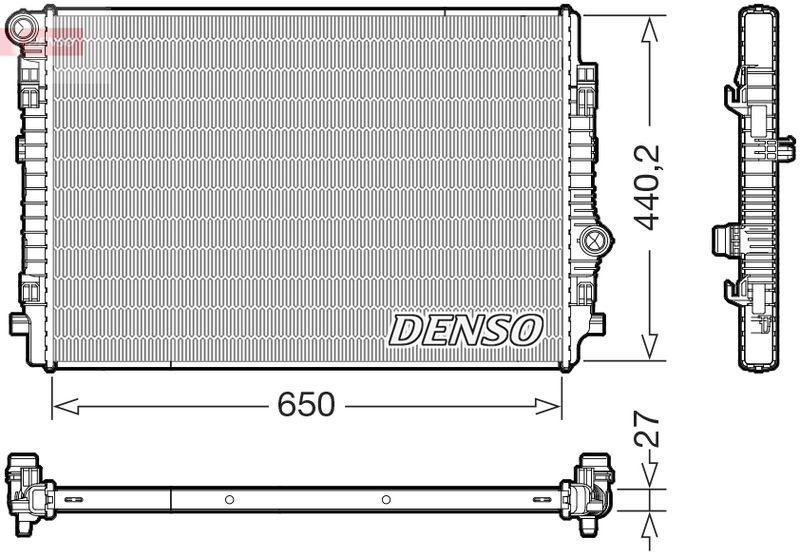 DENSO DRM02046 Kühler VW PASSAT B8 Variant (3G5, CB5) 2.0 TDI (14-)