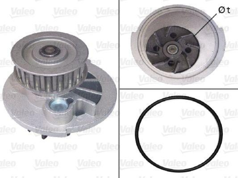 VALEO 506785 Wasserpumpe OPEL Astra G, Combo, Meriva