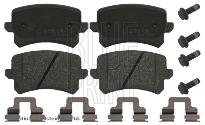 BLUE PRINT ADV184231 Bremsbelagsatz mit Befestigungsmaterial für VW-Audi