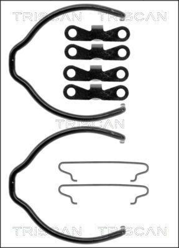 TRISCAN 8105 272576 Montagesatz F. Bremsbacken, Handbremse für Volvo 960