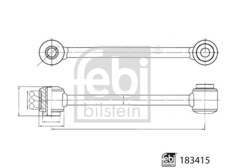 FEBI BILSTEIN 183415 Verbindungsstange für Mercedes-Benz