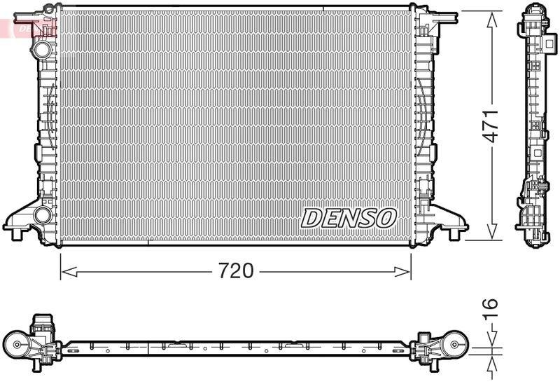 DENSO DRM02049 Kühler AUDI A4 B9 Avant (8W5, 8WD) 2.0 TDI (15-18)