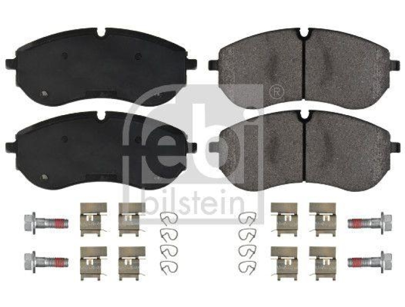 FEBI BILSTEIN 172319 Bremsbelagsatz mit Befestigungsmaterial für VW-Audi