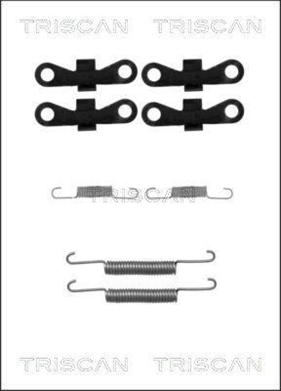 TRISCAN 8105 272579 Montagesatz F. Bremsbacken, Handbremse für Volvo