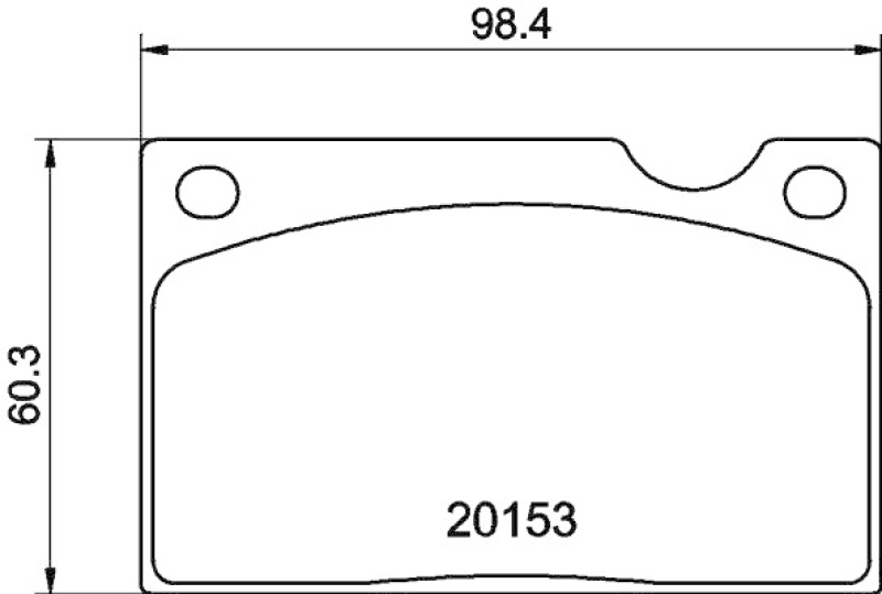 HELLA 8DB 355 018-391 Bremsbelagsatz, Scheibenbremsbelag für VOLVO