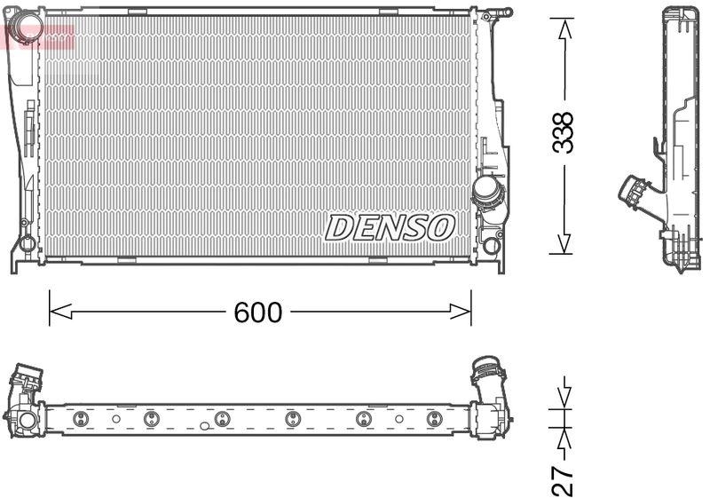 DENSO DRM05003 Kühler BMW 3 Convertible (E93) 335 i (06-13)