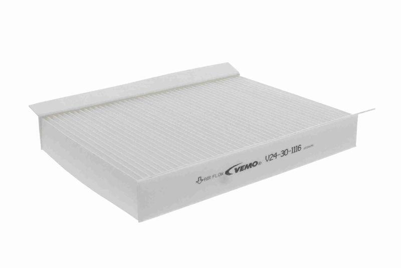 VEMO V24-30-1116 Filter, Innenraumluft 230x178x20 mm, Textilrahmen für FIAT