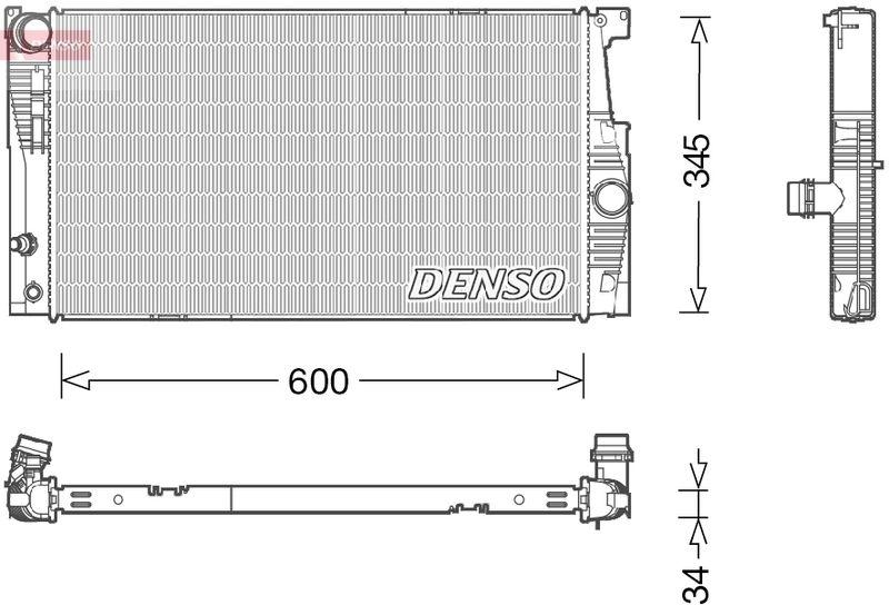 DENSO DRM05005 Kühler BMW 5 (F10, F11) 520 i 2.0 (10-16)