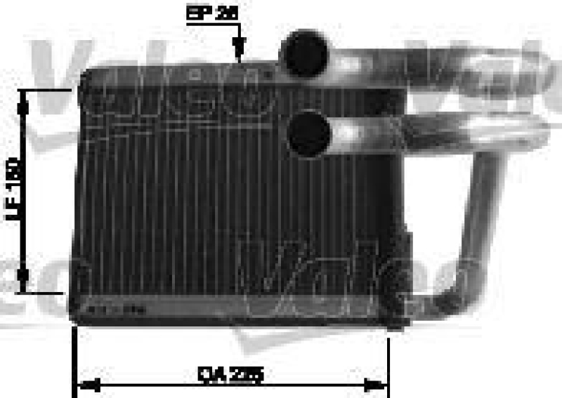 VALEO 812434 Warmetauscher HYUNDAI Tucson