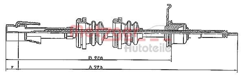 METZGER S 31024 Tachowelle