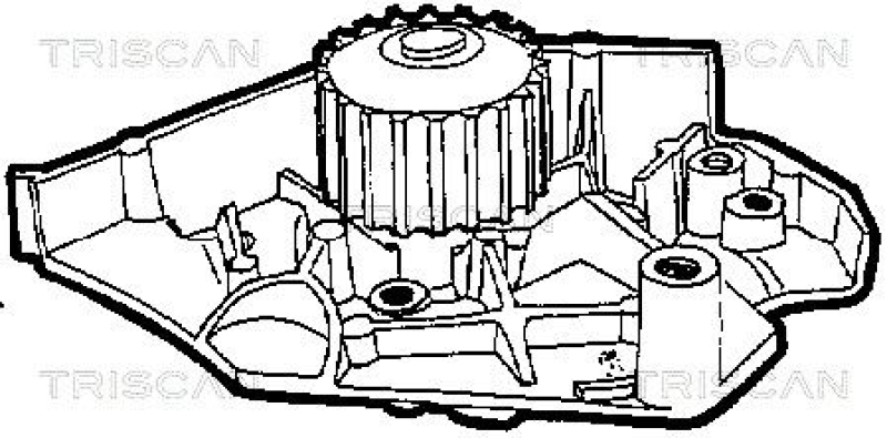 TRISCAN 8600 10001 Wasserpumpe für Citroen Xm, Peugeot 605, 2