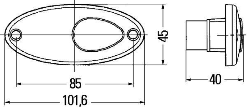 HELLA 2PG 964 295-017 Positionsleuchte Halogen