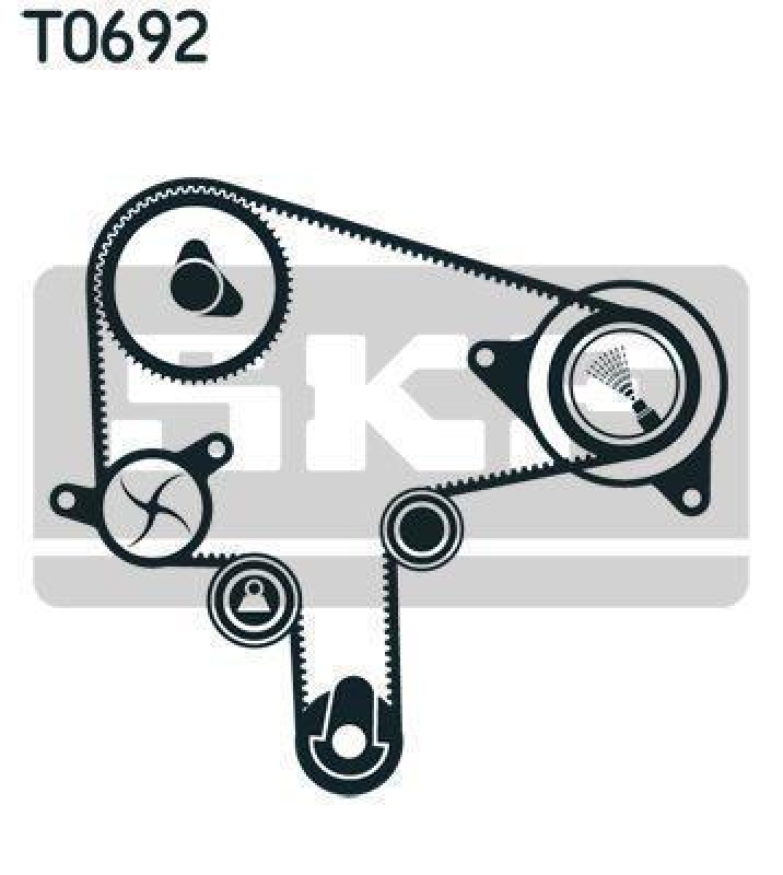 SKF VKMA 94912 Zahnriemensatz