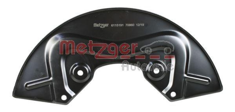 METZGER 6115191 Spritzblech, Bremsscheibe für SEAT/VW VA links/rechts