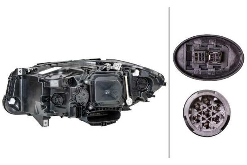 HELLA 1LL 011 087-741 Heckscheinwerfer rechts Bi-Xenon BMW