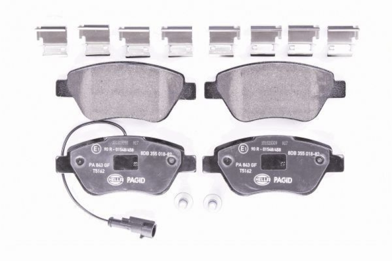 HELLA 8DB 355 018-821 Bremsbelagsatz Scheibenbremse