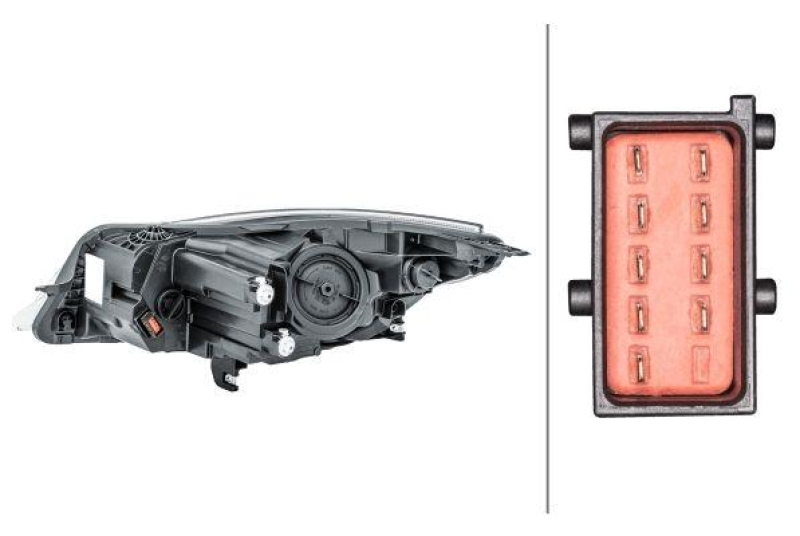 HELLA 1LL 011 165-741 Heckscheinwerfer rechts Halogen OPEL