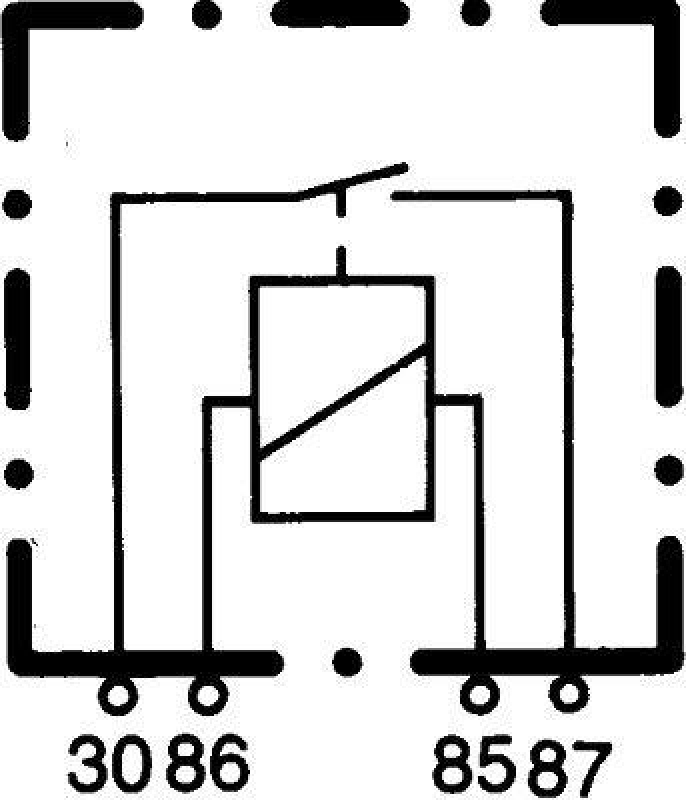 HELLA 4RA003437-091 Relais Arbeitsstrom