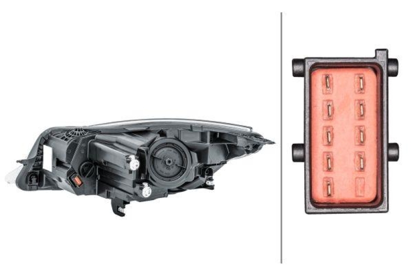 HELLA 1LL 011 165-781 Heckscheinwerfer rechts Halogen OPEL