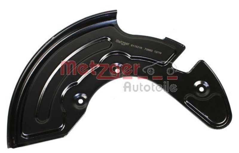 METZGER 6115216 Spritzblech, Bremsscheibe für AUDI/SKODA/VW VA rechts