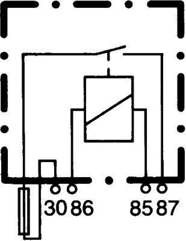 HELLA 4RA003530-042 Relais Arbeitsstrom