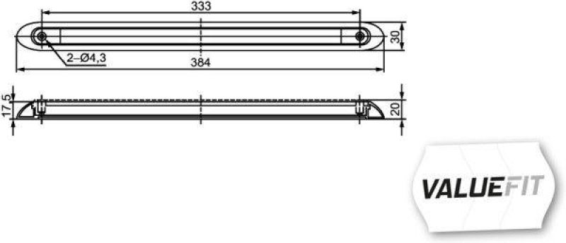 HELLA 2DA 357 015-001 Bremsleuchte LED 12 V