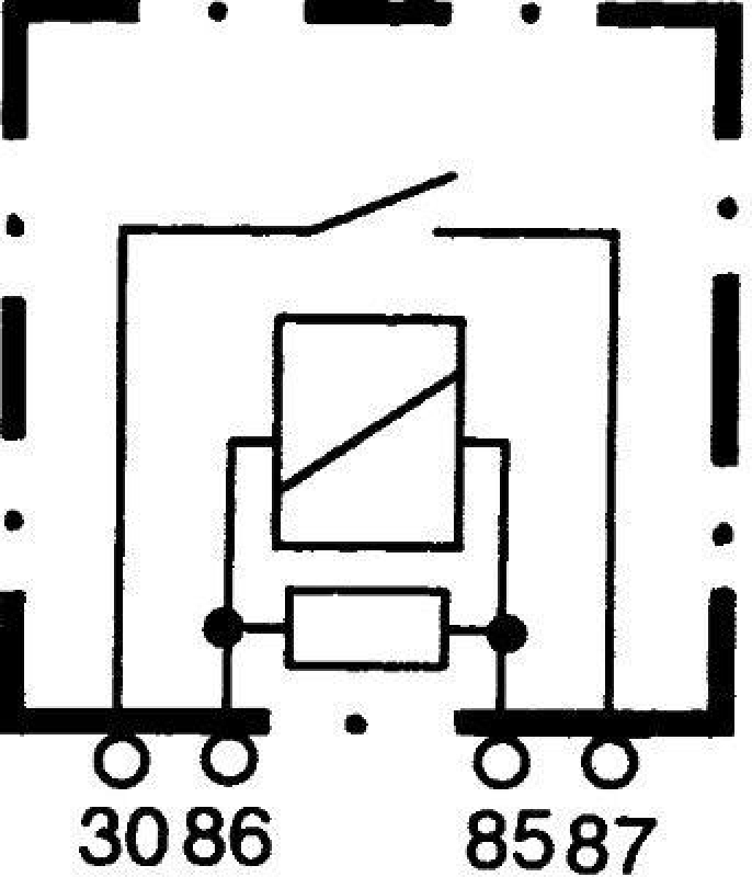 HELLA 4RA007957-001 Relais Arbeitsstrom