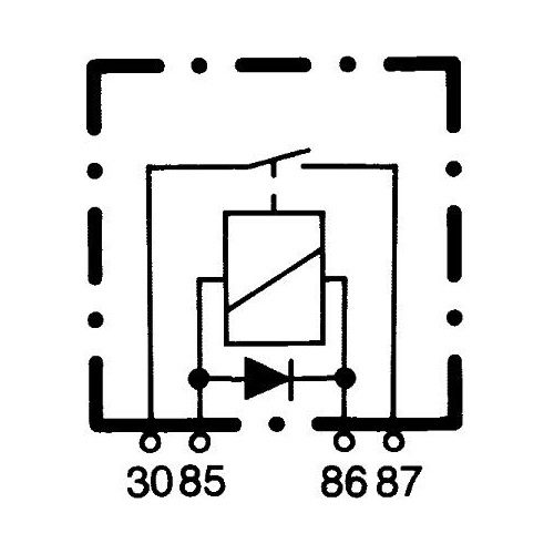 HELLA 4RA933332-221 Relais Arbeitsstrom