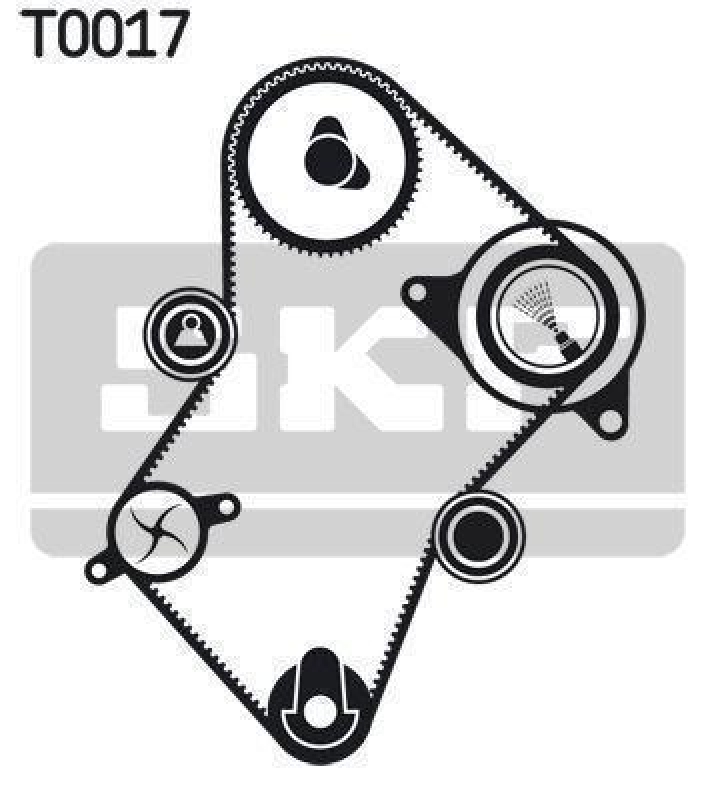 SKF VKMC 03241-2 Wasserpumpe + Zahnriemensatz