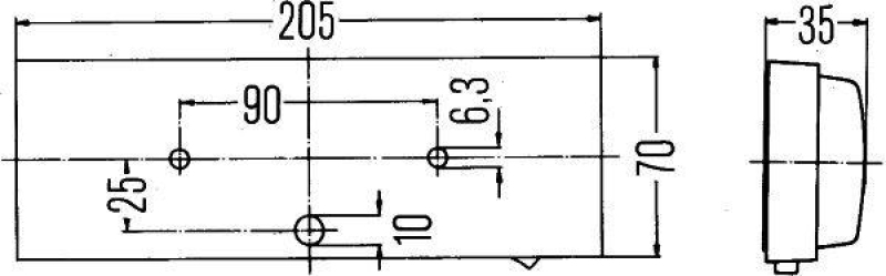 HELLA 2JA 003 354-031 Innenraumleuchte Anbau